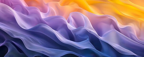 Fototapeta premium Abstract Colorful Wavy Fabric Background