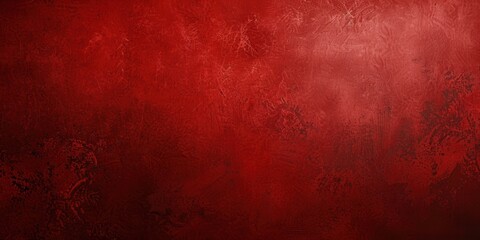 Fototapeta premium Vibrant Red Canvas. Minimalist abstract background concept