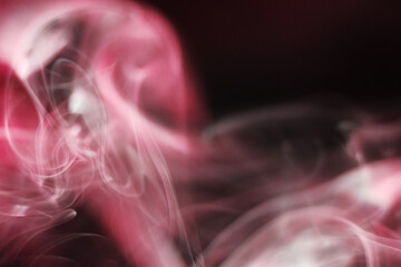 Close up of smoke swirl as background