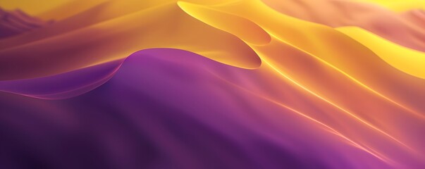 Obraz premium Abstract Purple and Yellow Swirling Background