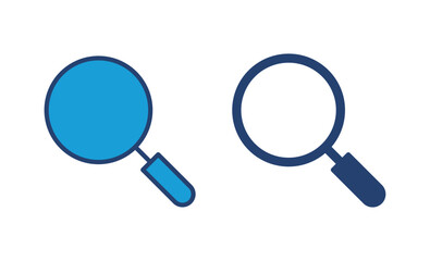 Search icon vector. search magnifying glass icon