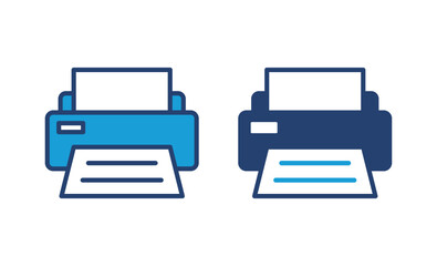 Print icon vector. printer icon vector.