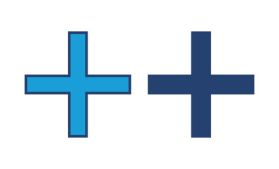 Plus Icon vector. Add plus icon