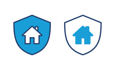 home insurance icon vector. home protection icon