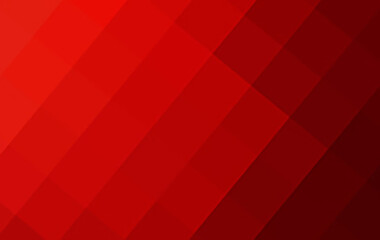 Gradient red background. Geometric texture of light-dark red squares. The substrate for branding, calendar, post, wallpaper, poster, banner, cover. A place for your design or text. Vector illustration