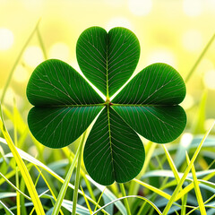 행운의 상징 네잎클로버