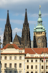 Fototapeta premium Prague, Czech Republic, cathedral in the castle