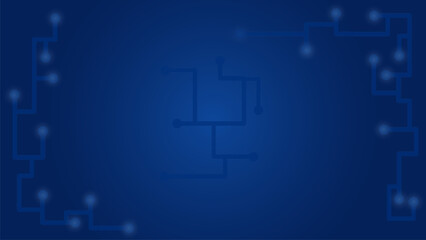 Dark blue futuristic background with many light lines. Vector illustration. Suitable for wallpaper, presentations, banners, etc.