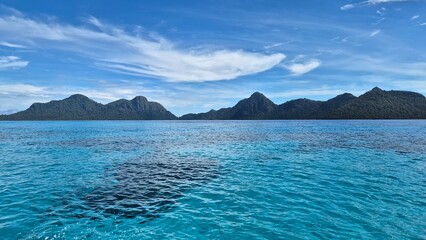 The blue depths