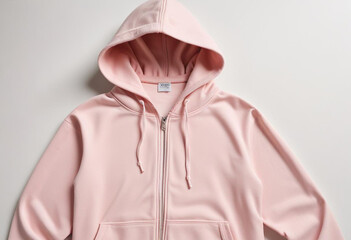 Cropped hoodie mockup template