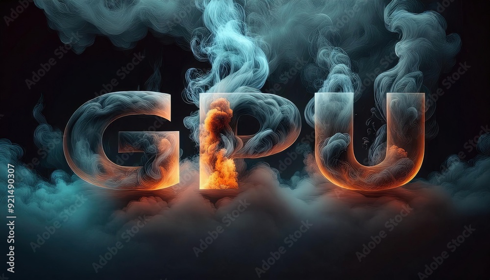 Poster high-performance graphics processing unit in action