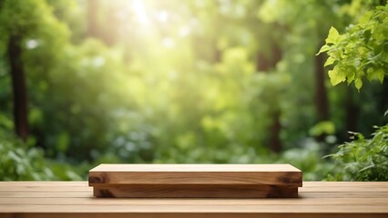 empty space for product display