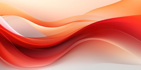 Abstract red and orange wave background.