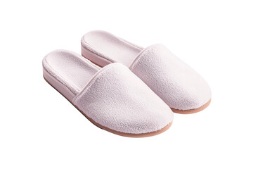 pink ballet slippers isolated