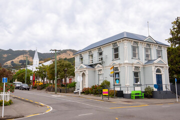 Fototapeta premium Town of Akaroa - New Zealand