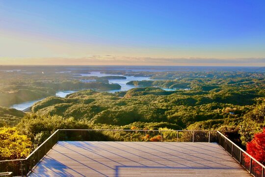 横山展望台からの眺望・志摩半島（三重県・志摩市）