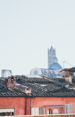 Naklejka premium Roofs of the old town