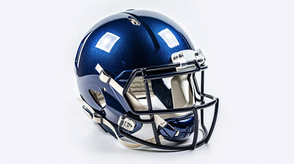 Fototapeta premium Riddell American Football Helmet: Riddell American football helmet isolated