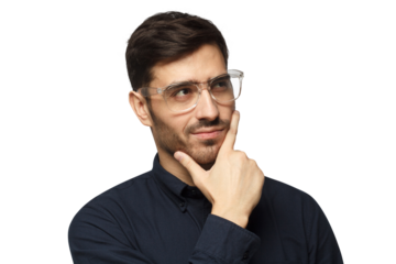 Portrait of thoughtful pensive businessman