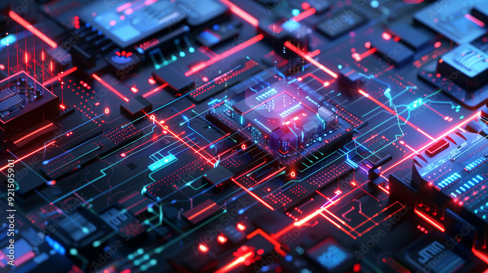 Poster a multi-layered cybersecurity defense system with firewalls, intrusion detection systems, and secure