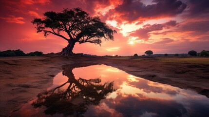 beautiful nature landscape panoramic photo