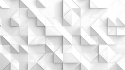 Simple White Geometric Pattern on a Light Gray Background