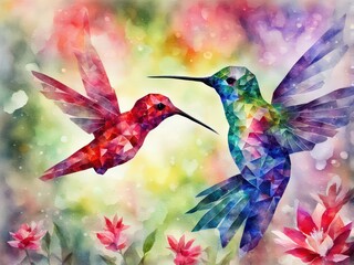 Obraz premium hummingbird in flight