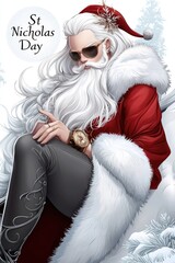 Saint Nicholas joy: Celebrating Happy Saint Nicholas Day with festive traditions and joyful activities, honoring the spirit of generosity and kindness associated with this beloved holiday