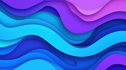 Fototapeta premium Vibrant blue and purple gradient background, perfect for modern design needs and eyecatching visuals.