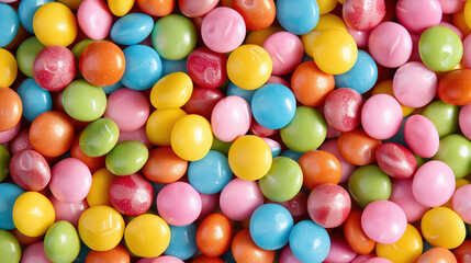 Obraz premium close-up of colorful candy background