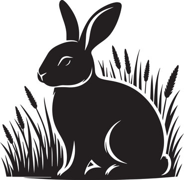 recommend clip art: rabbit silhouette vector, rabbit silhouette vector illustration