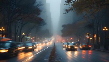 time lapse of traffic in the city at night