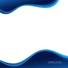 abstract wavy blue gradient background