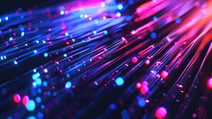 Abstract Neon Lights Background