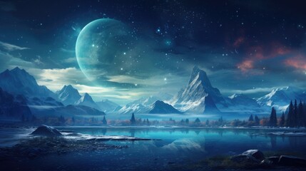 beautiful space, galaxy background