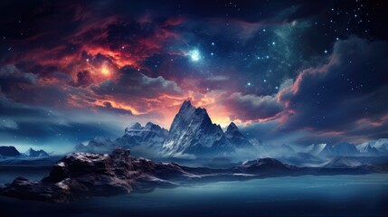 beautiful space, galaxy background