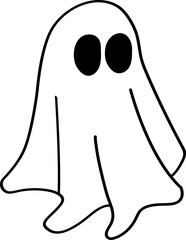 Friendly Ghost for Halloween Designs