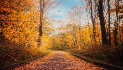 Fototapeta premium autumn in the forest