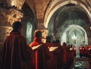 A doxology in an ancient monastery