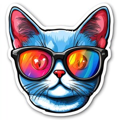 Cool Cat with Sunglasses