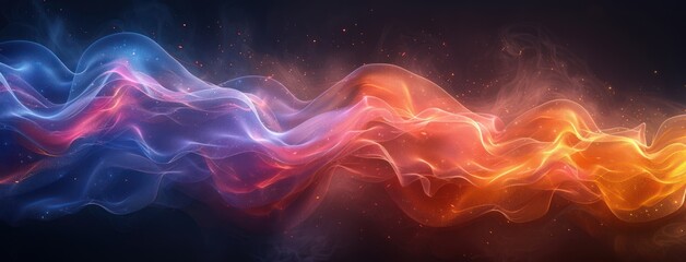 Obraz premium Abstract Flowing Light