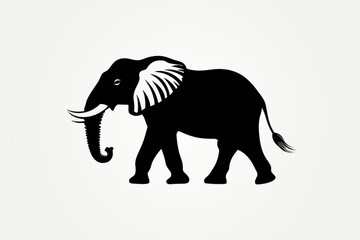 Obraz premium Elephant Silhouette Illustration