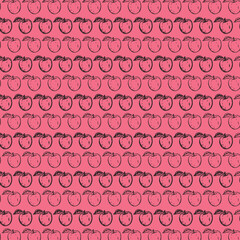 Apple Pattern Background