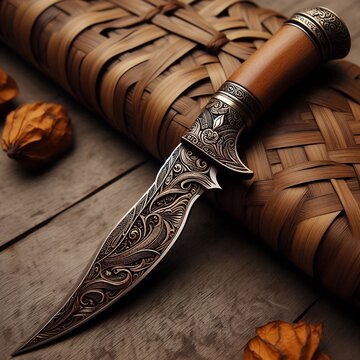 BADIK IS A TRADITIONAL WEAPON