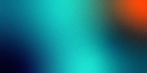 Neon blue light leaks effect background .Abstract noise background with a blue and purple gradient for appealing and modern aesthetic Gradient orange  blue teal blur abstract background