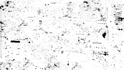 Fototapeta premium Worn black grunge texture. Dark grainy texture on white background. Abstract mild textured effect. Vector Illustration.