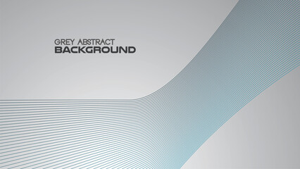 Grey gradient abstract background with curve line