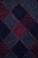 赤、紺、白のチェック柄パターンの縦画像