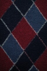 赤、紺、白のチェック柄パターンの縦画像