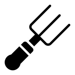 fork tool glyph icon